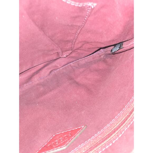 Fossil Dawson Leather Multi Colored Crossbody Bag - Picture 12 of 12